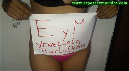Pareja venezolana real para sexo seguro