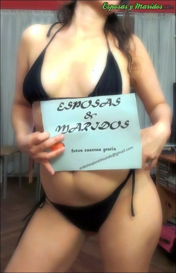 Fotos caseras de mi esposa Elida posando muy sexy