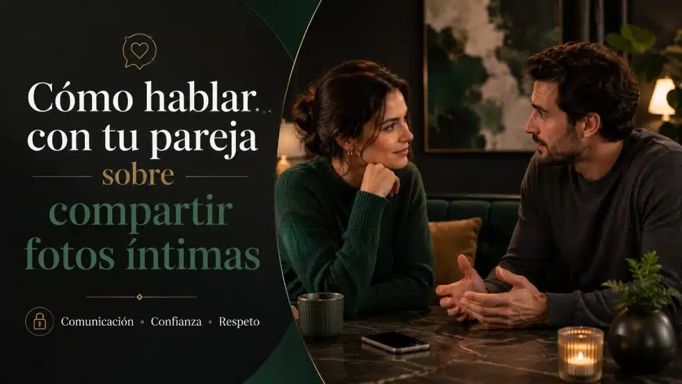 Cómo hablar con tu pareja sobre compartir fotos íntimas